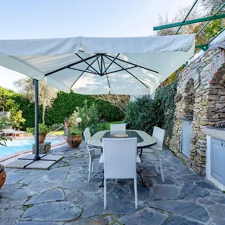 Villa Renetta With Swimming Pool And Parking Rapallo